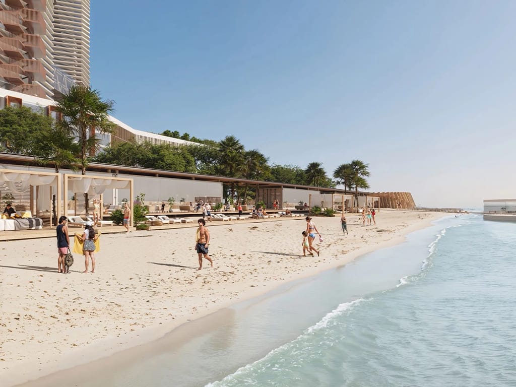 The Artery IMKAN private beach access Abu Dhabi