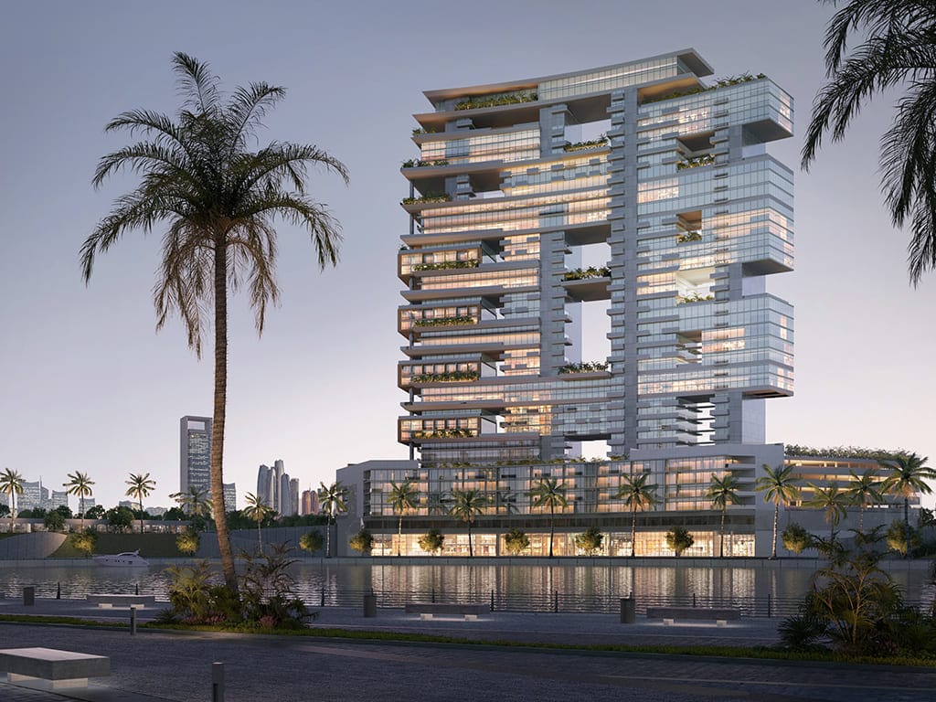 Radiant Marina Towers Premium Swimming Pool Amenities Infinity swimming pool amenities at Radiant Marina Towers Al Reem Island