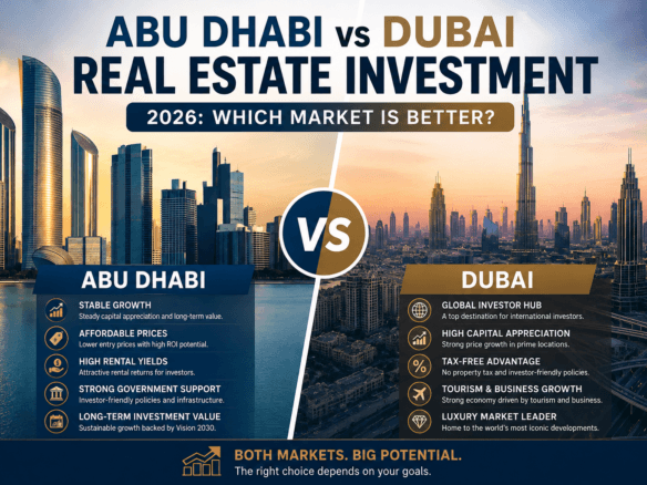 Abu Dhabi vs Dubai Real Estate Investment 2026 Which Market Is Better