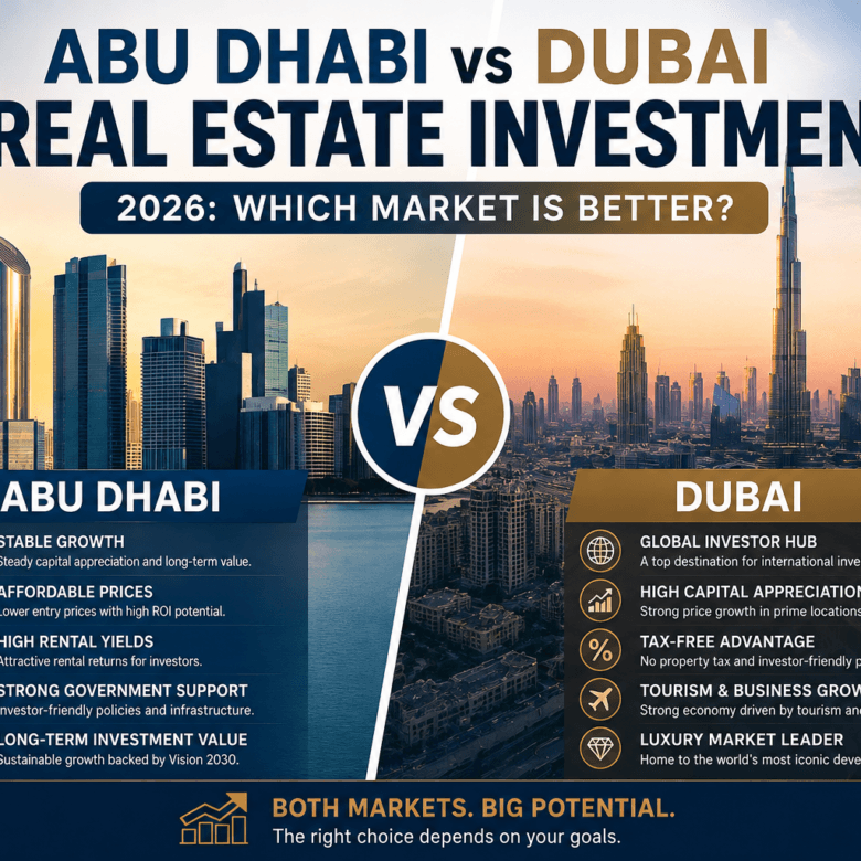 Abu Dhabi vs Dubai Real Estate Investment 2026: Which Market Is Better?