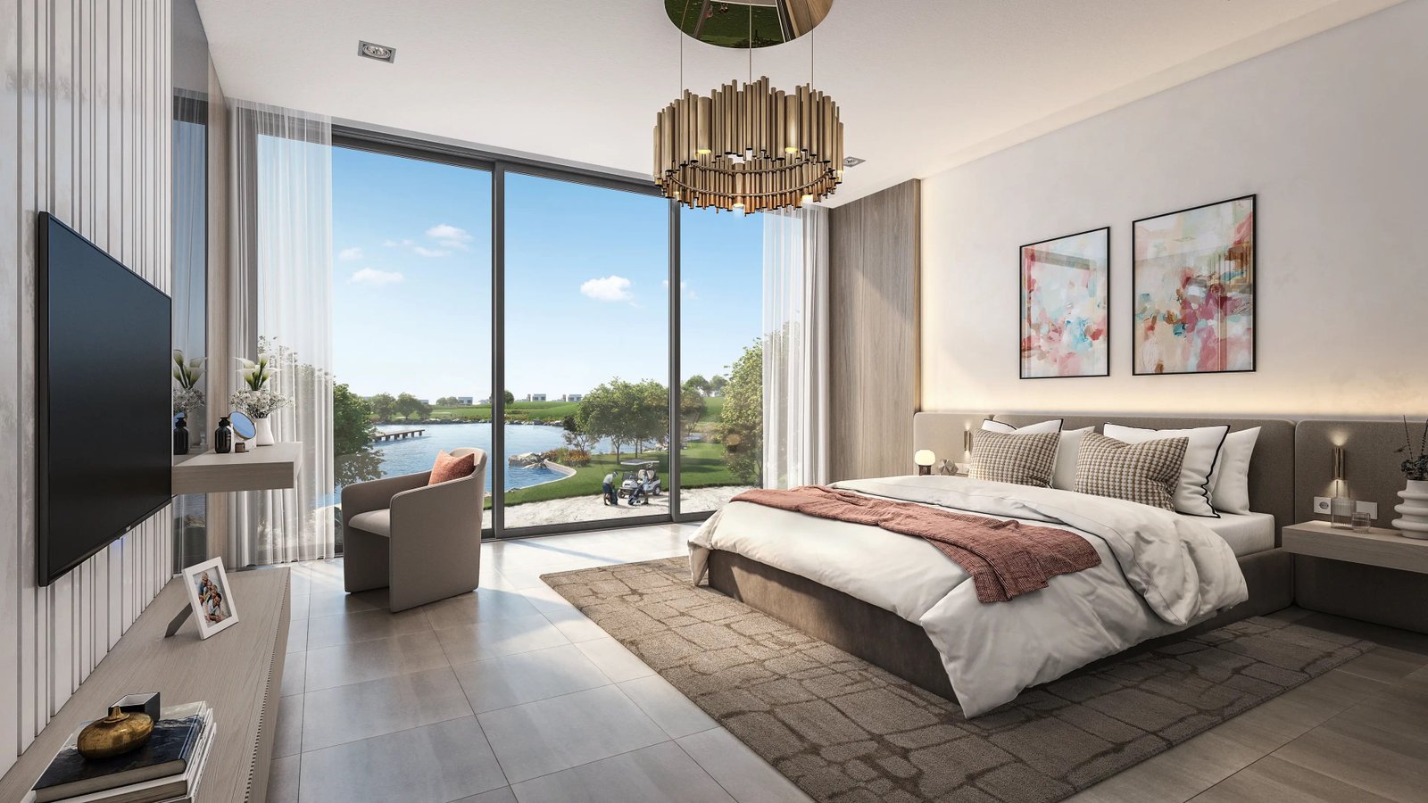 The Dahlias Yas Acres modern bedroom interior