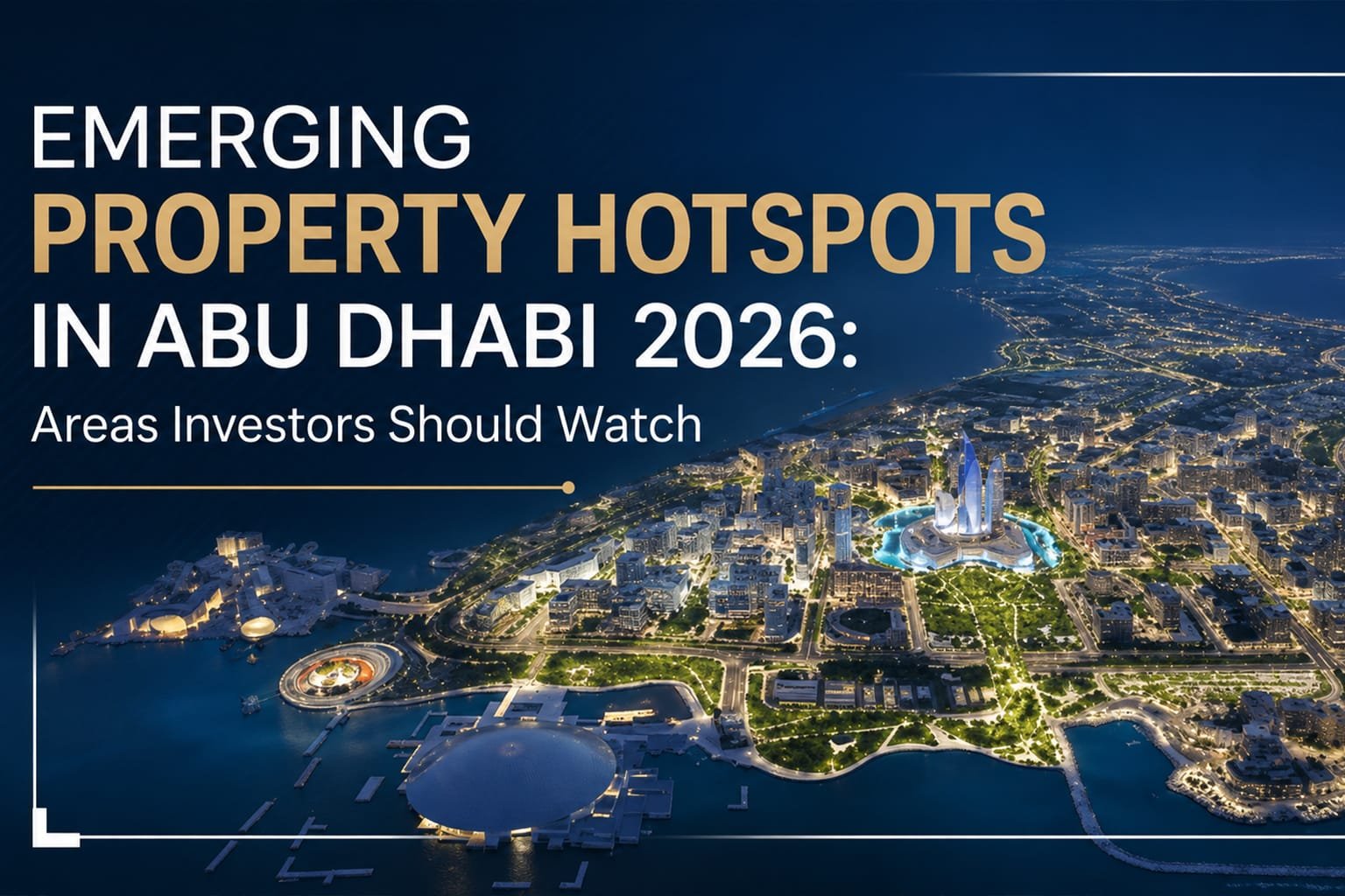 Emerging Property Hotspots in Abu Dhabi 2026 Areas Investors Should Watch