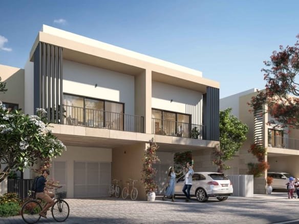 The Dahlias Yas Acres luxury villa exterior