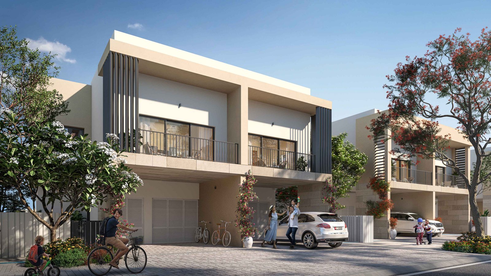 The Dahlias Yas Acres luxury villa exterior